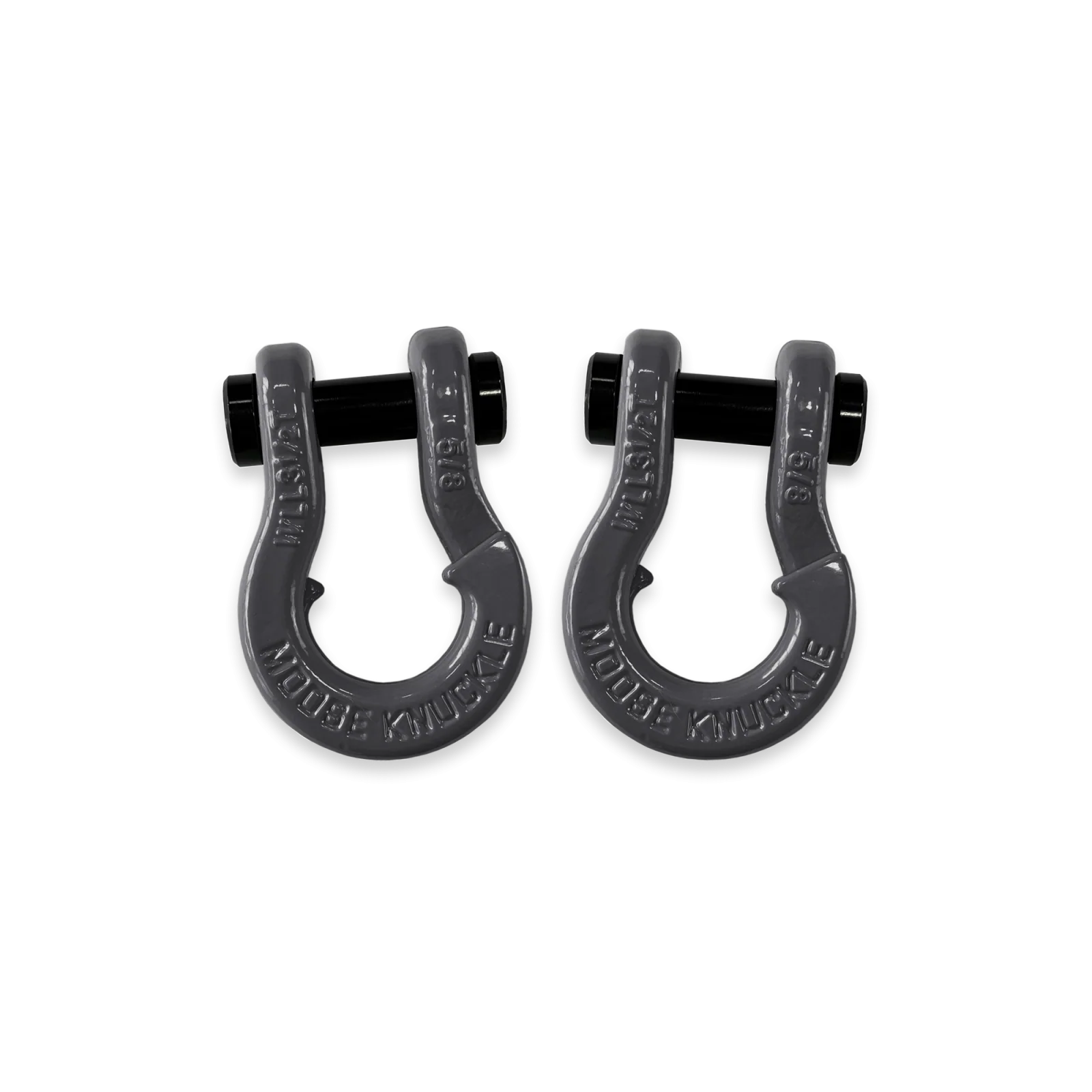 Jowl SxS Recovery Split Shackle 5/8 Gun Gray and Gun Gray Combo Moose Knuckle Offroad - FN000025-027 - Moose Knuckle Offroad