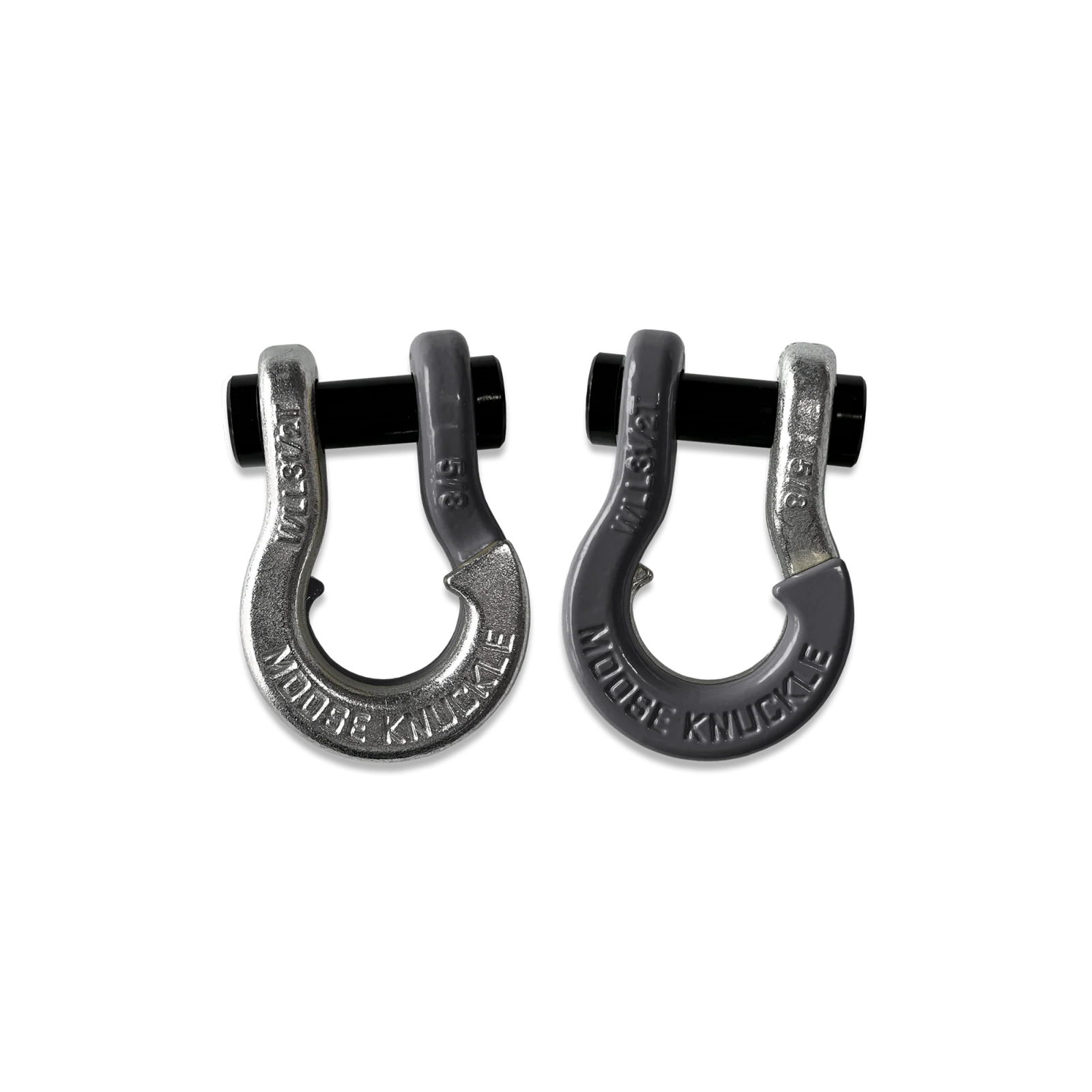 Jowl SxS Recovery Split Shackle 5/8 Nice Gal and Gun Gray Combo Moose Knuckle Offroad - FN000025-146 - Moose Knuckle Offroad
