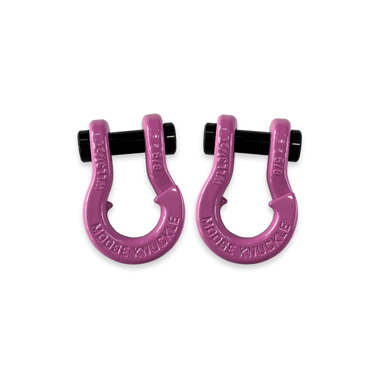 Jowl SxS Recovery Split Shackle 5/8 Pretty Pink and Pretty Pink Combo Moose Knuckle Offroad - FN000025-131 - Moose Knuckle Offroad