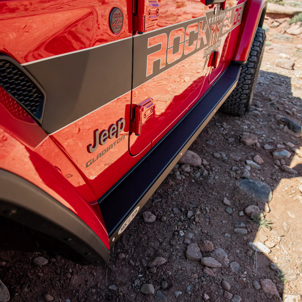 JT Gladiator Side Step Sliders For 2024 Jeep Gladiator Set Rock Slide Engineering - BD-SS-301-JT4 - Image 10