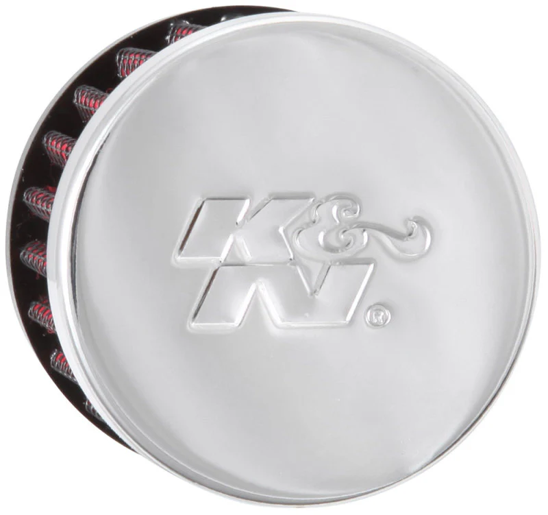 K&N 1.25in Flange ID x 3in OD x 2.5in H Rubber Base Crankcase Vent Filter - Image 9