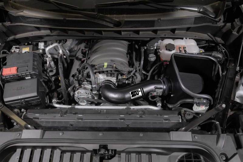 K&N 2019 Chevrolet Silverado 1500 5.3L V8 Black Performance Intake Kit - Image 3