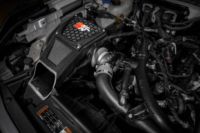 K&N 2021 Ford Bronco V6-2.7L F/I AirCharger Performance Intake - Image 4