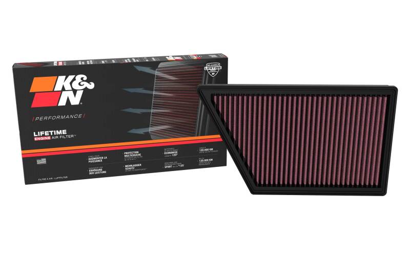 K&N 23-24 Ford Ranger/Everest 2.0L L4 Diesel Drop-In Air Filter - Image 3