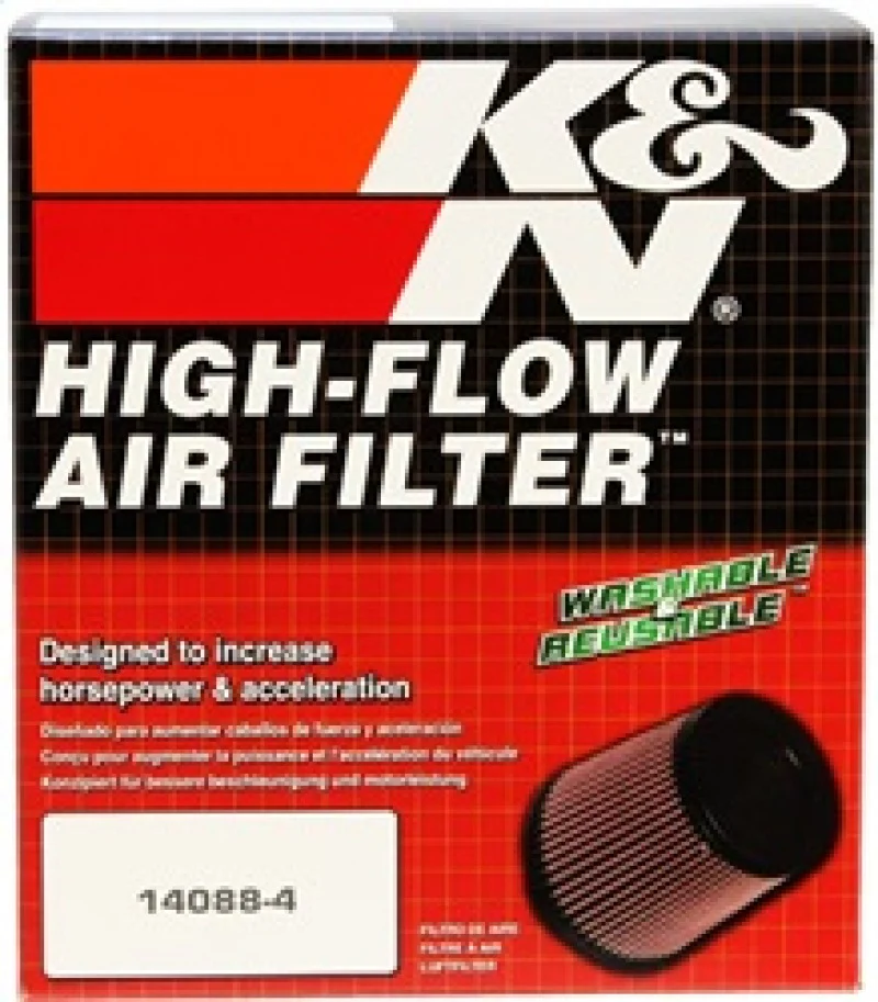 K&N Filter Universal Rubber Filter 2 3/4 inch Flange 6 inch Base 5 inch Top 5 1/2 inch Height - Image 9