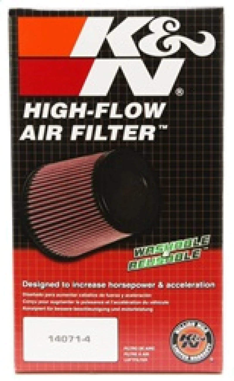K&N Filter Universal Rubber Filter 2 3/4 inch Flange 6 inch Base 5 inch Top 6 1/2 inch Height - Image 11