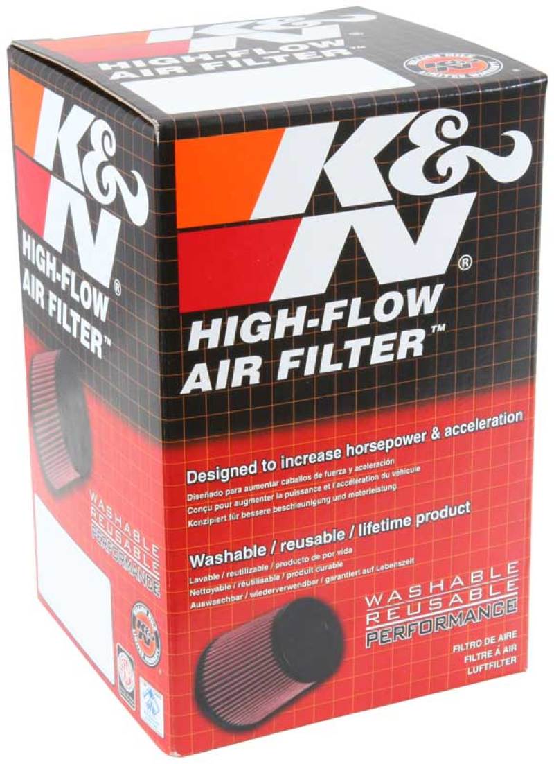 K&N Filter Universal Rubber Filter - Round Straight 3.5in Base OD x 3.5in Top OD x 5in H - Image 8