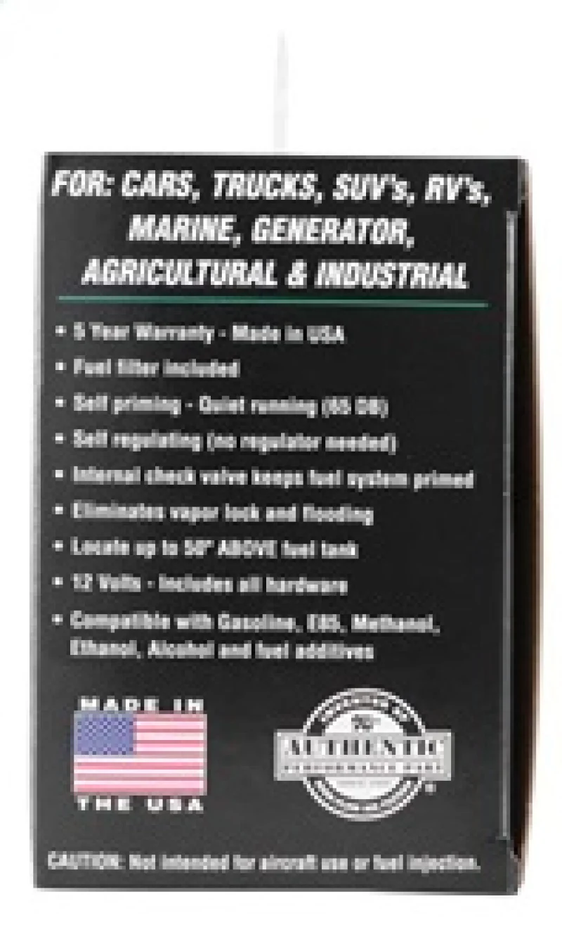 K&N Performance Electric Fuel Pump 9-11.5 PSI Diesel - Image 10