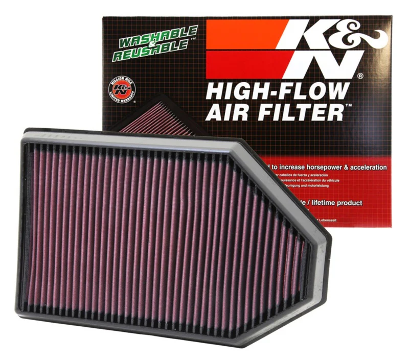 K&N Replacement Air Filter for 11 Chrysler 300/300C / Challenger 3.6L/5.7L/6.4L / Charger 3.6L/5.7L - Image 9