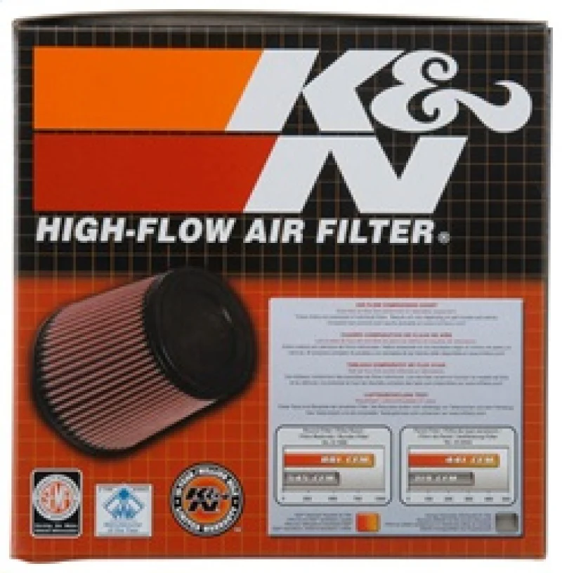 K&N Universal Rubber Filter 5in Flange ID x 6.5in Base OD x 4.5in Top OD x 4.125in Height - Image 7