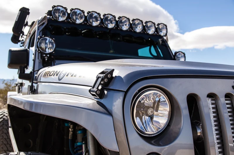 KC HiLiTES 07-18 Jeep JK (Not for Rubicon/Sahara) 7in. Gravity LED DOT Headlight (Pair Pack System) - Image 11