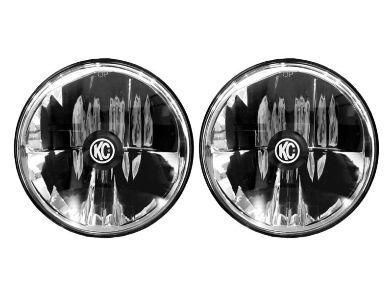 KC HiLiTES 07-18 Jeep JK (Not for Rubicon/Sahara) 7in. Gravity LED DOT Headlight (Pair Pack System) - Image 3