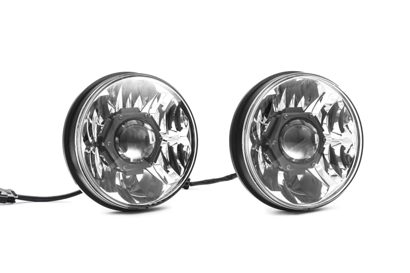 KC HiLiTES 07-18 Jeep JK (Not for Rubicon/Sahara) 7in. Gravity LED Pro DOT Headlight (Pair Pack Sys) - Image 14