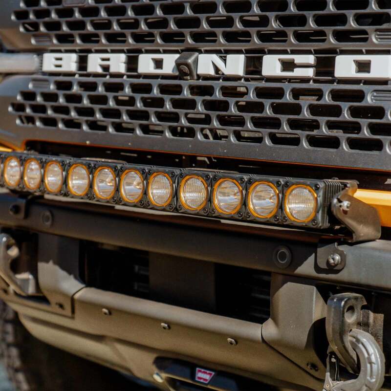 KC HiLiTES 21-24 Ford Bronco Front Bumper Light Bar Mount (For 30in FLEX ERA LED Light Bar) - Image 8