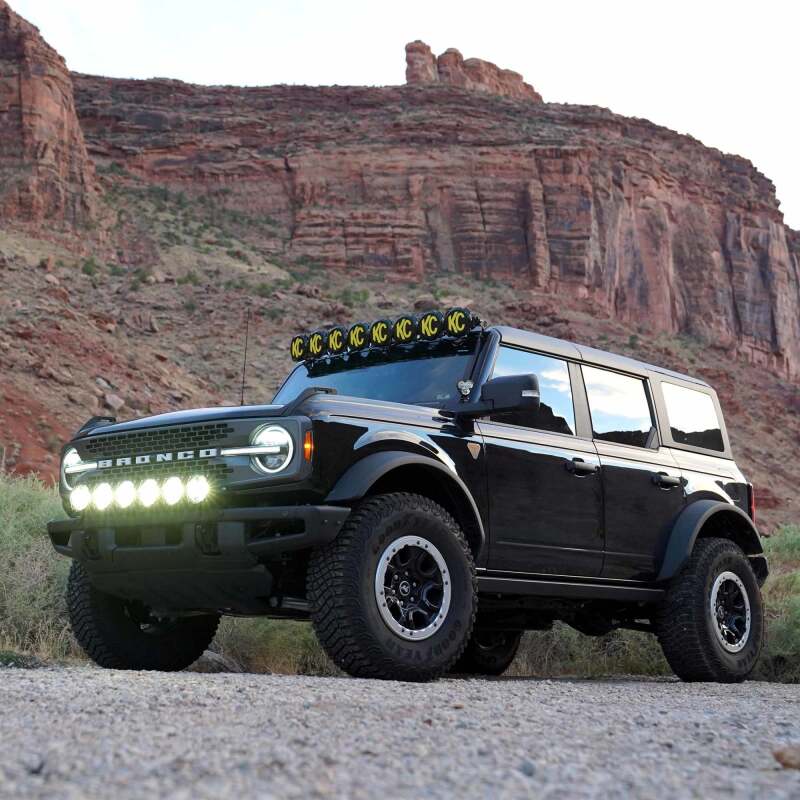 KC HiLiTES 21+ Ford Bronco 39in. Gravity LED Pro6 Light Bar Kit Front Bumper - Image 10