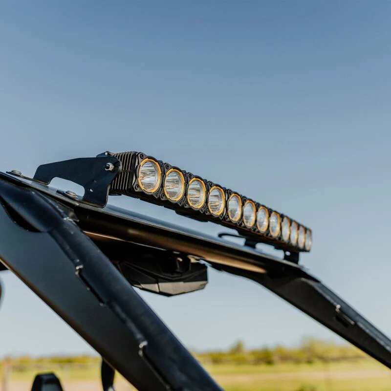 KC HiLiTES 22-24 Polaris RZR Pro R Light Bar Mount for 30in FLEX ERA LED Light Bar - Overhead - Image 3