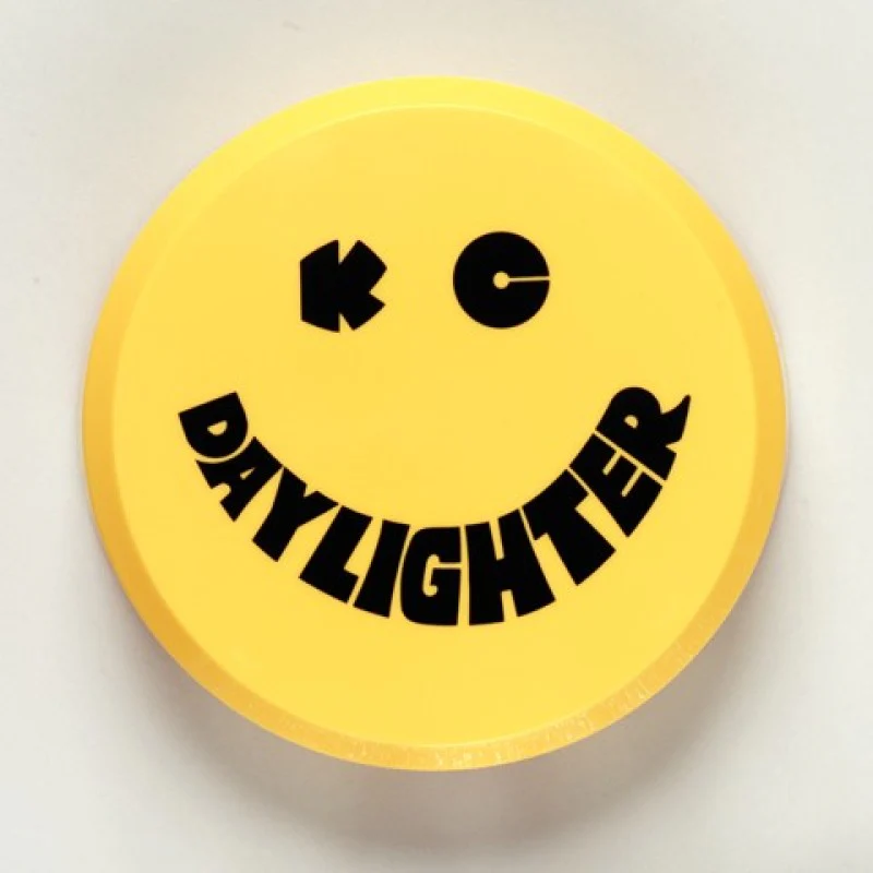KC HiLiTES 6in. Round Hard Cover for Daylighter/SlimLite/Pro-Sport (Single) - Yellow w/Black Smile - Image 2