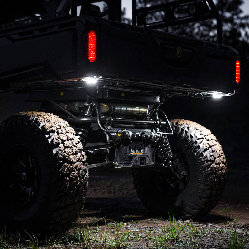 KC HiLiTES Cyclone V2 LED - Rock Light - 6-Light System - Clear - 5W Flood Beam - Image 3