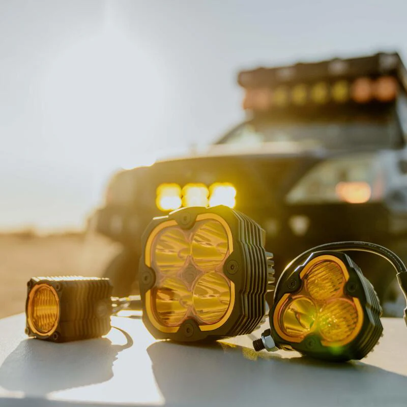 KC HiLiTES FLEX ERA 1 Performance Yellow Spread Beam Lens - Image 2