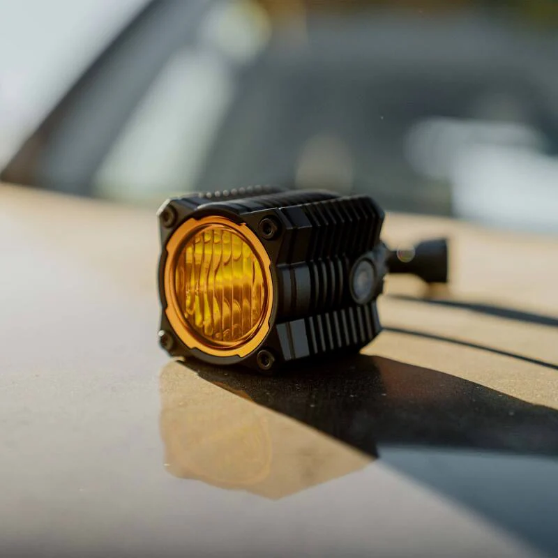 KC HiLiTES FLEX ERA 1 Performance Yellow Spread Beam Lens - Image 3