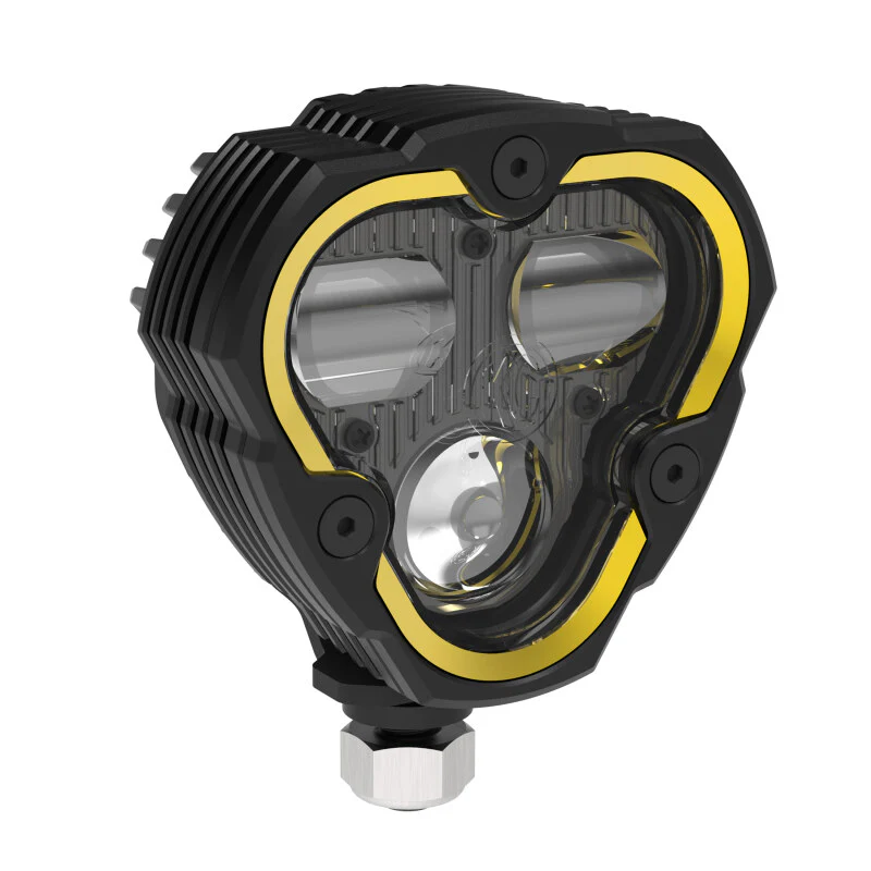 KC HiLiTES FLEX ERA 3 Dual Mode SAE Fog Light - Single Light Master Kit (w/Clear + Yellow Lens) - Image 34
