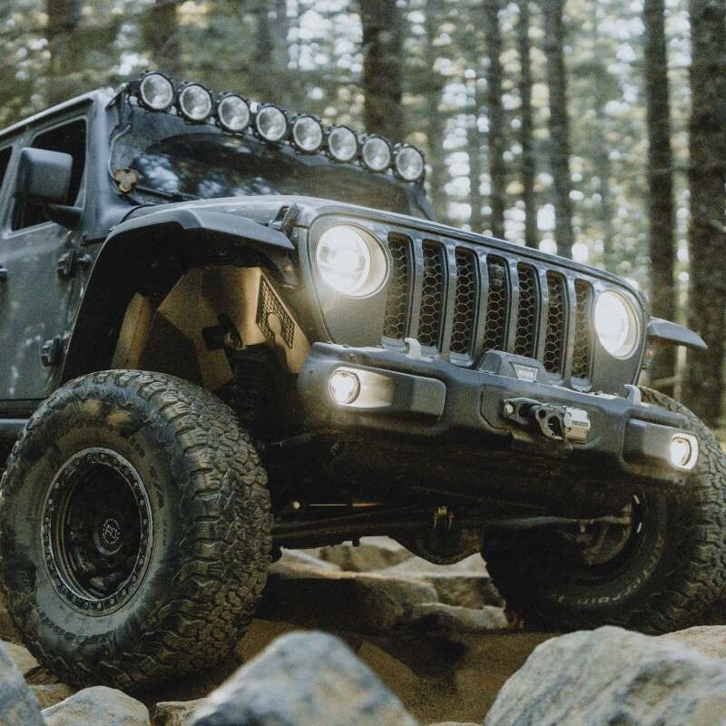 KC HiLiTES FLEX ERA 3 Dual Mode SAE Fog Lights - 2-Light Master Kit for Jeep JK/JL/JT Steel Bumpers - Image 28