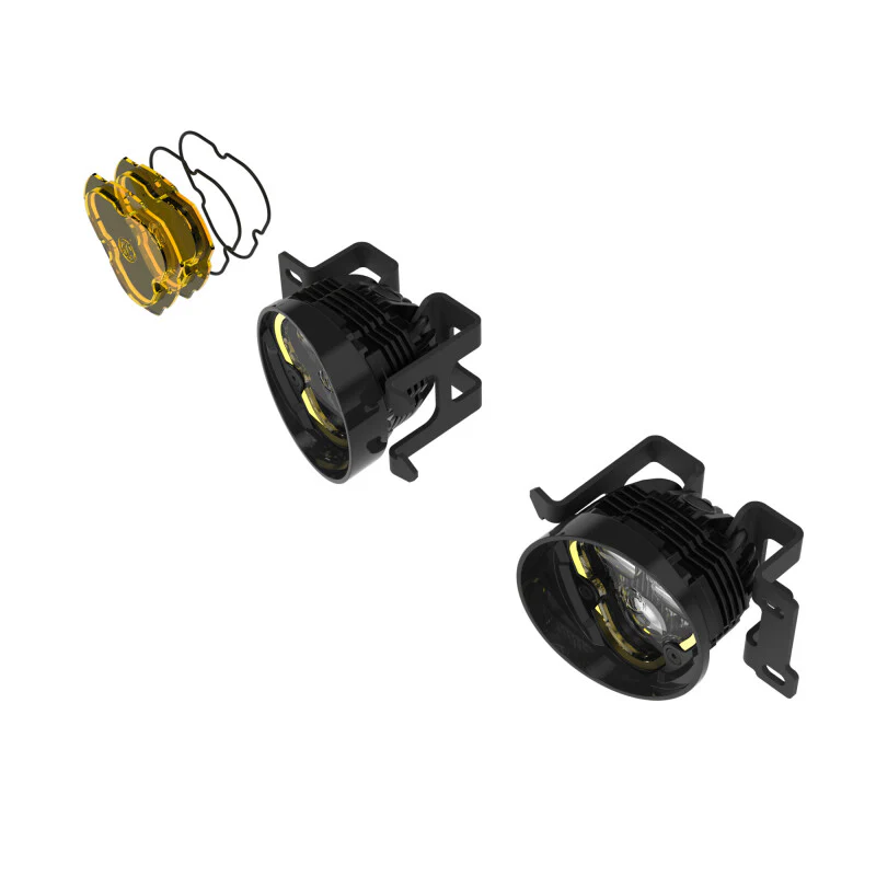 KC HiLiTES FLEX ERA 3 Dual Mode SAE Fog Lights - 2-Light Master Kit for Toyota Tacoma/4Runner/Tundra - Image 36