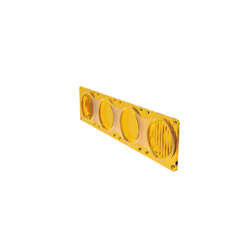 KC HiLiTES FLEX ERA LED Performance Yellow Combo Lens for Light Bars - Image 13
