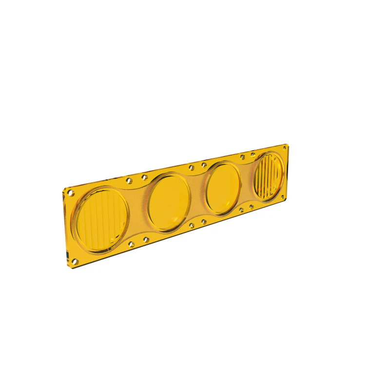 KC HiLiTES FLEX ERA LED Performance Yellow Combo Lens for Light Bars - Image 18