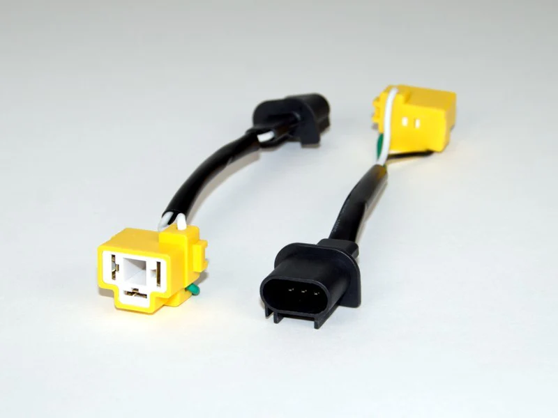 KC HiLiTES Headlight Jumper Conversion Cable for H13 to H4 Halogen (Pair) - Image 2