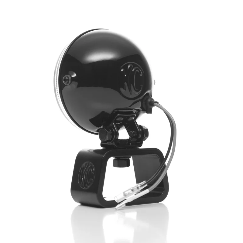 KC HiLiTES Rally 400 4in. Round Halogen Light 55w Spread Beam (Pair Pack System) - Black - Image 10