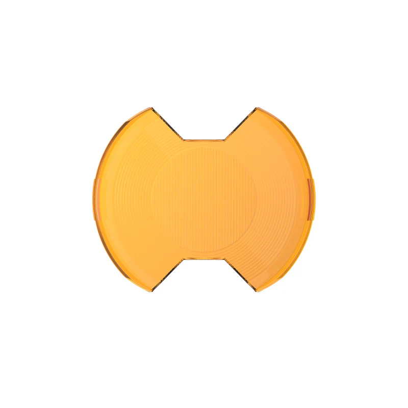KC HiLiTES SlimLite 6in Light Shield - Spread Beam - Amber - Image 2