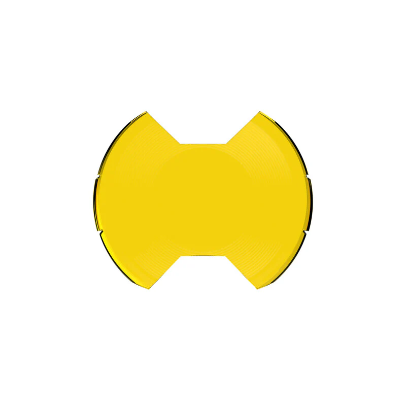 KC HiLiTES SlimLite 8in. LED Light Shield SAE Driving (Shield Only) - Selective Yellow - Image 12
