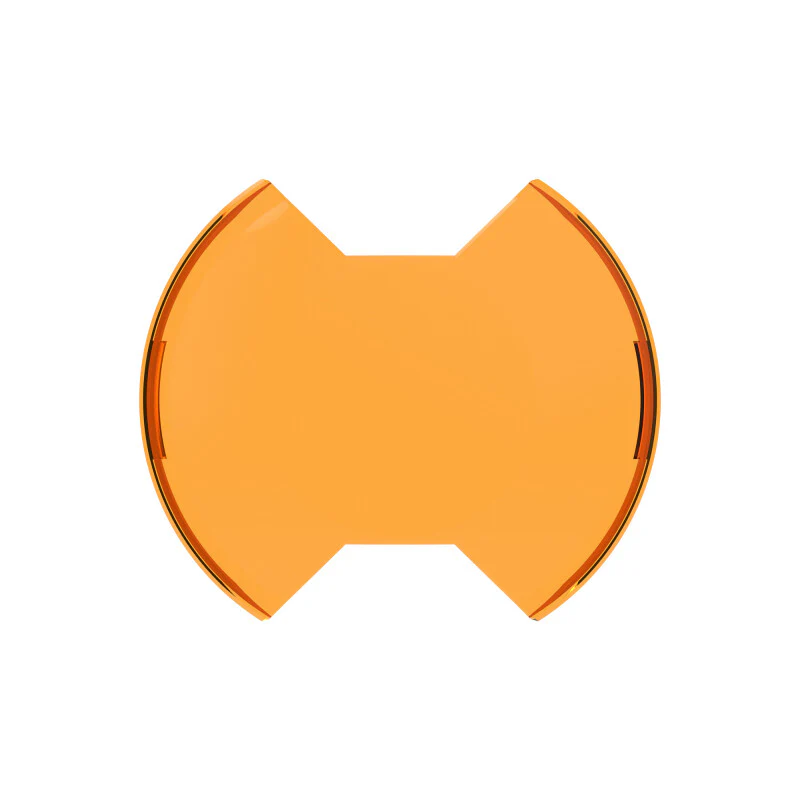 KC HiLiTES SlimLite 8in. LED Light Shield (Shield Only) - Amber