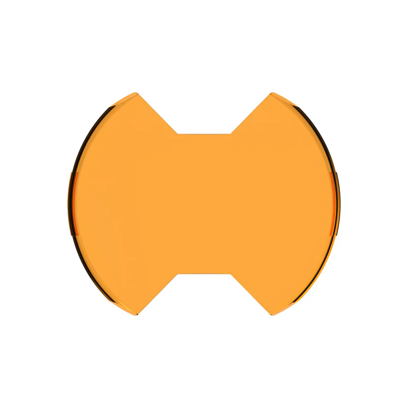 KC HiLiTES SlimLite 8in. LED Light Shield (Shield Only) - Amber - Image 14