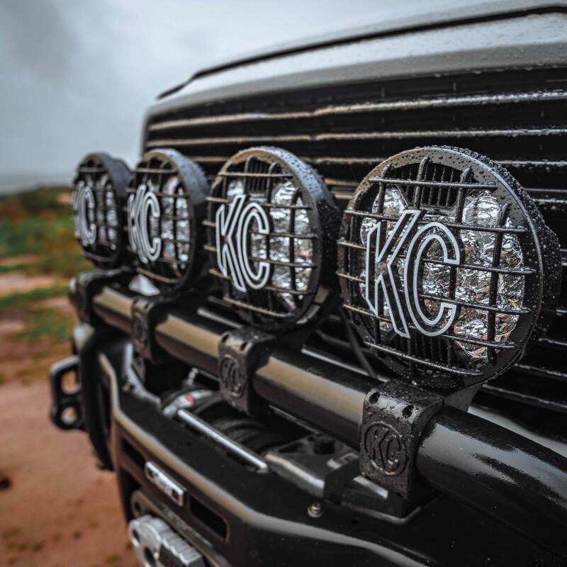 KC HiLiTES SlimLite 8in. LED Stone Guard - Black - Image 6