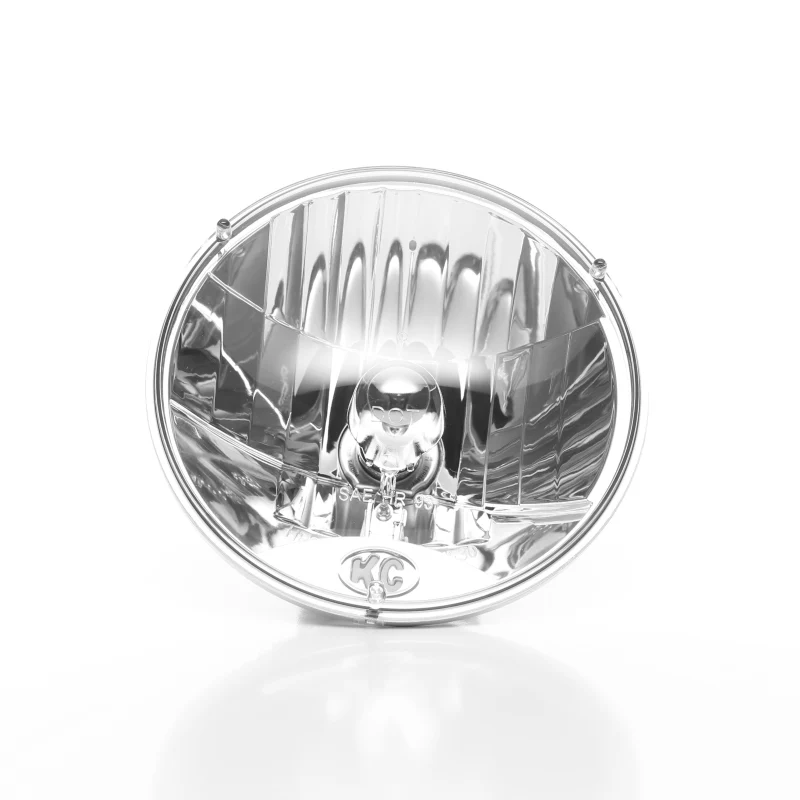 KC HiLiTES Universal/97-06 Jeep TJ 7in. Halogen H4 DOT Approved Headlight 55/60w Lexan (Single) - Image 3