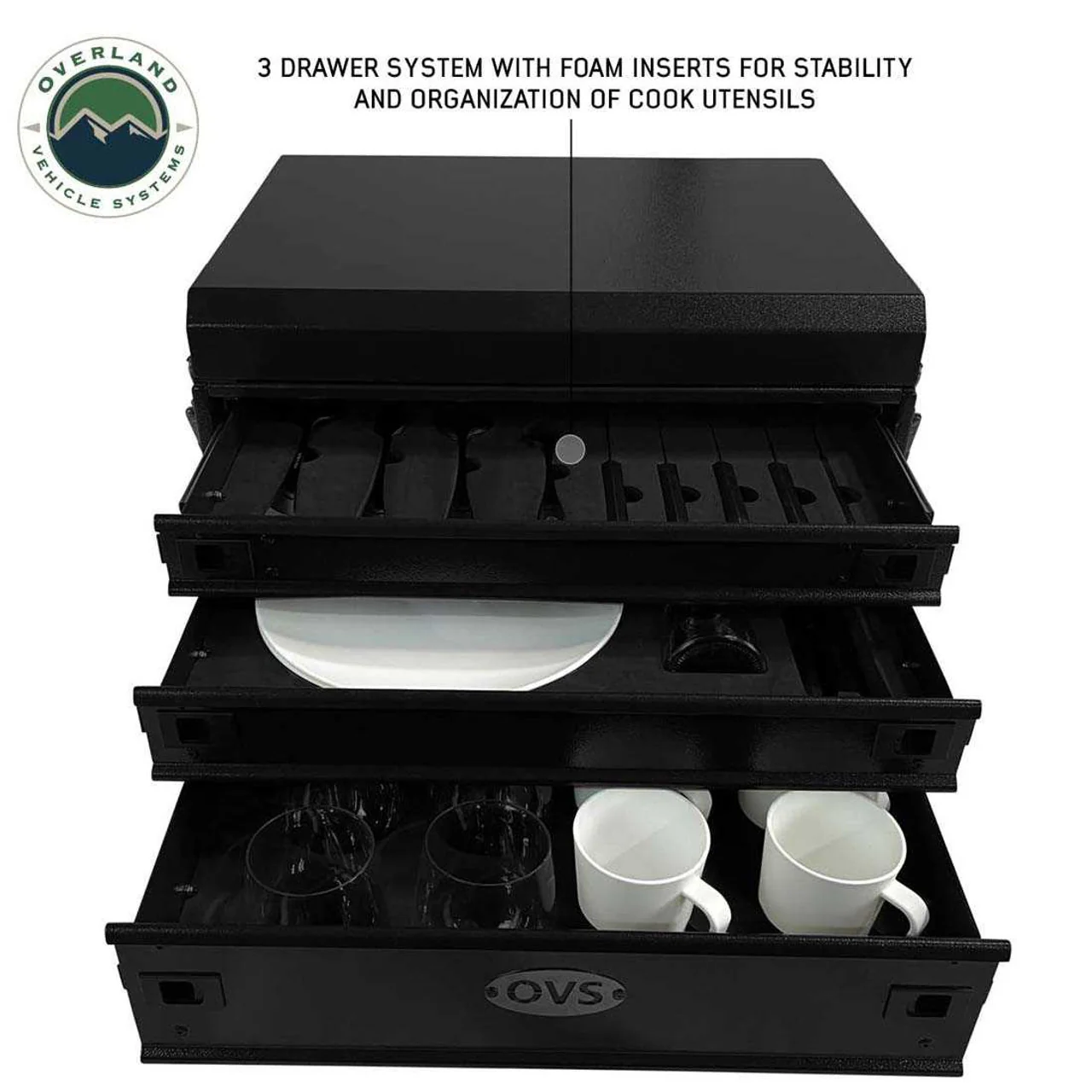 Kitchen Kit - 39 Piece Utensil, Aluminum Storage Box With Custom Cut Foam Overland Vehicle Systems - 21010502 - Image 4