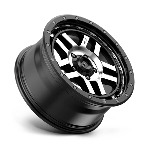 KM540 17X9 5X5.0 S-BLK MACH -12MM - KM54079050512N - Image 2