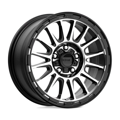 KM542 16X7 5X110 S-BLK MACH 30MM - KM54267042530