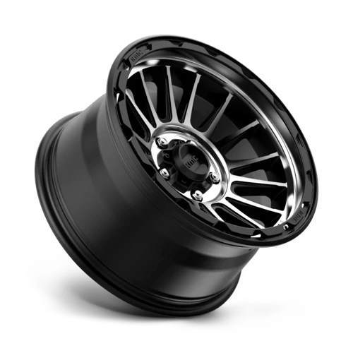 KM542 17X9 5X5.0 S-BLK MACH -12MM - KM54279050512N - Image 2