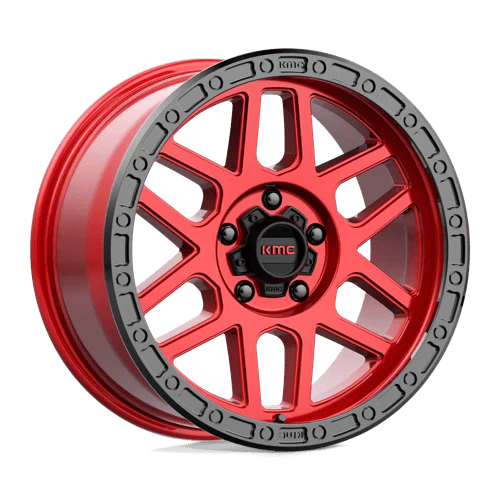 KM544 17X9 5X5.0 C-RED BLK-LP -12MM - KM54479050912N
