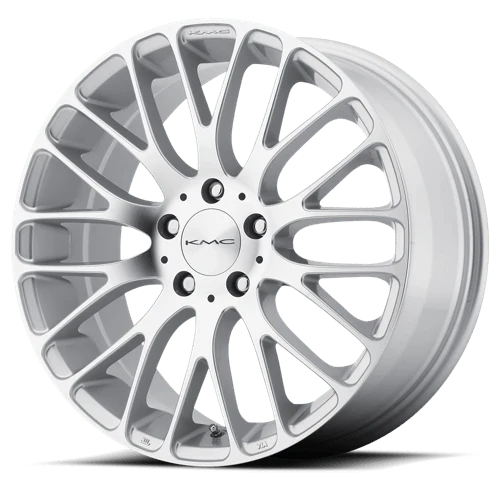 KM693 20X8.5 5X112 SLV MACH FACE 40MM - KM69328556440