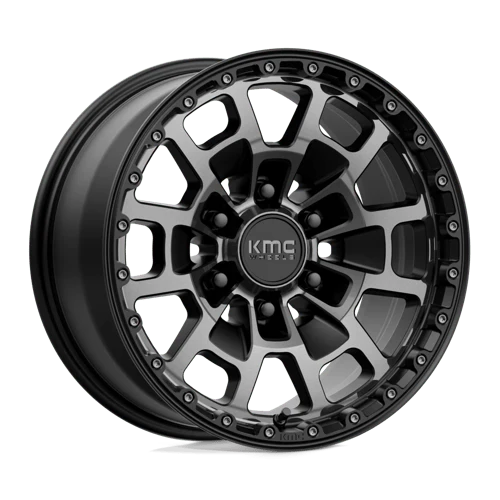 KM718 17X8.5 6X135 S-BLK GTCC 18MM - KM71878563418