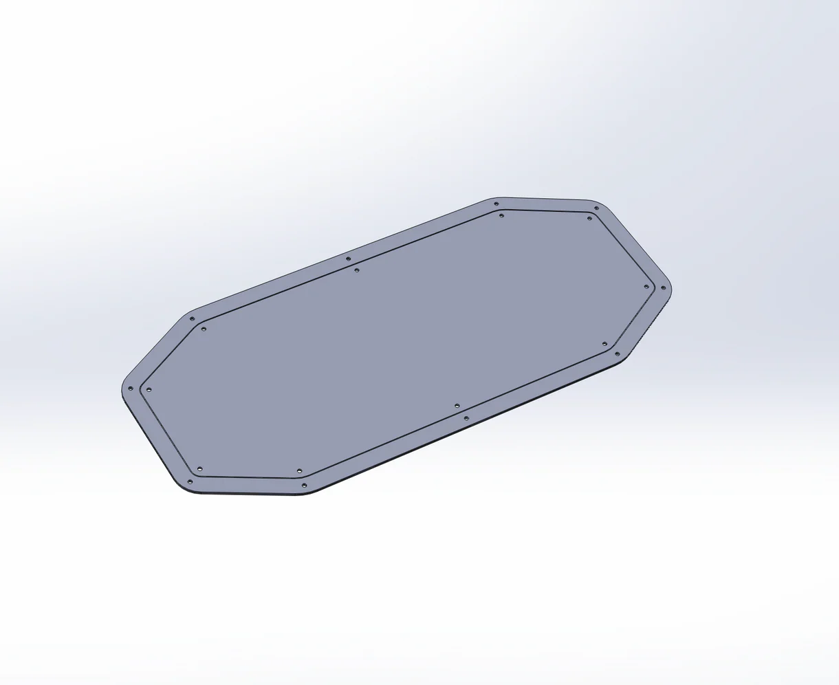 Large Access Panel for Jeep YJ/CJ Cowl Motobilt - MB5545