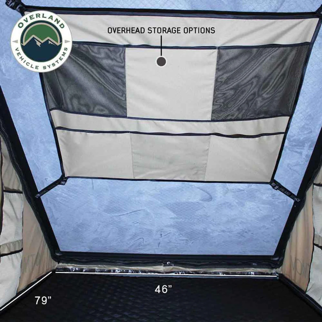 LD TMON Clamshell Aluminum Hard Shell Roof Top Tent Overland Vehicle Systems - 18119935 - Image 9
