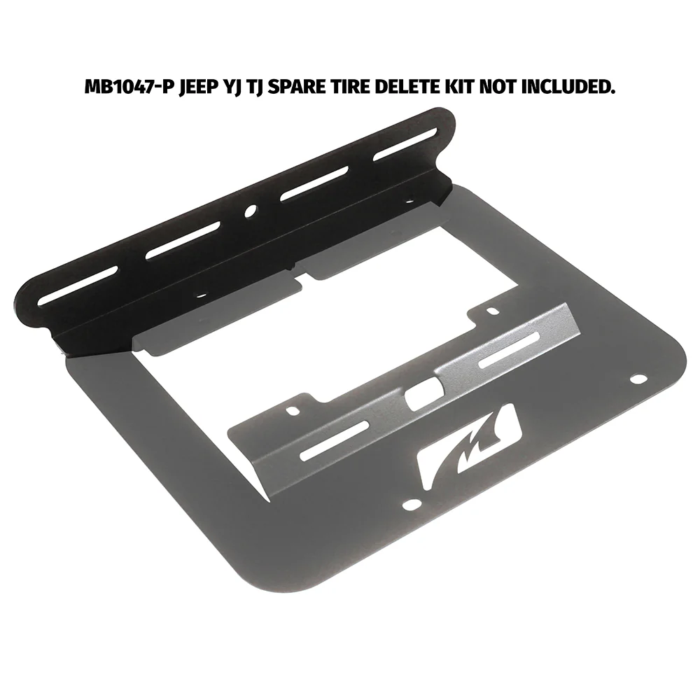 Light Mount for YJ-TJ Tag Mount MB1047 Motobilt - MB2131 - Image 3
