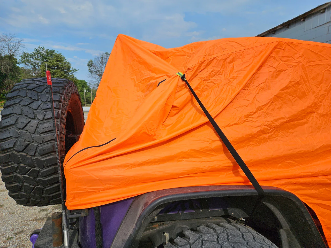Lightweight Waterproof 4-Door Cab Poncho for Jeep JKU/JLU - Image 8