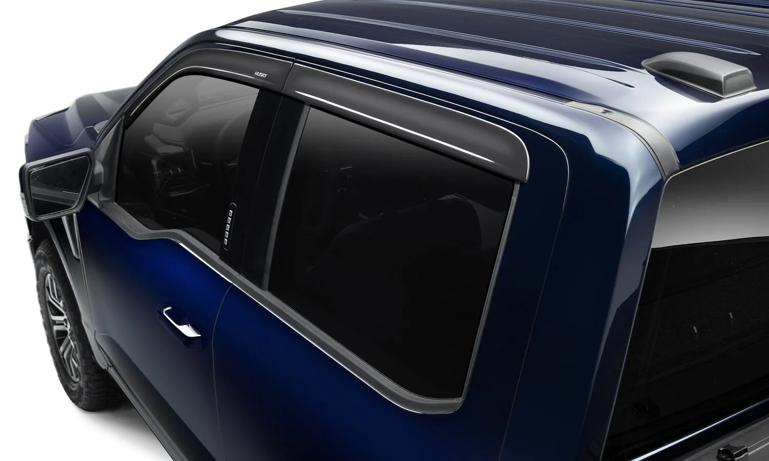Low Profile Ventvisor Deflector Smoke Outside Mount 4 Piece For 2025 Envision Husky Liners - 2854152
