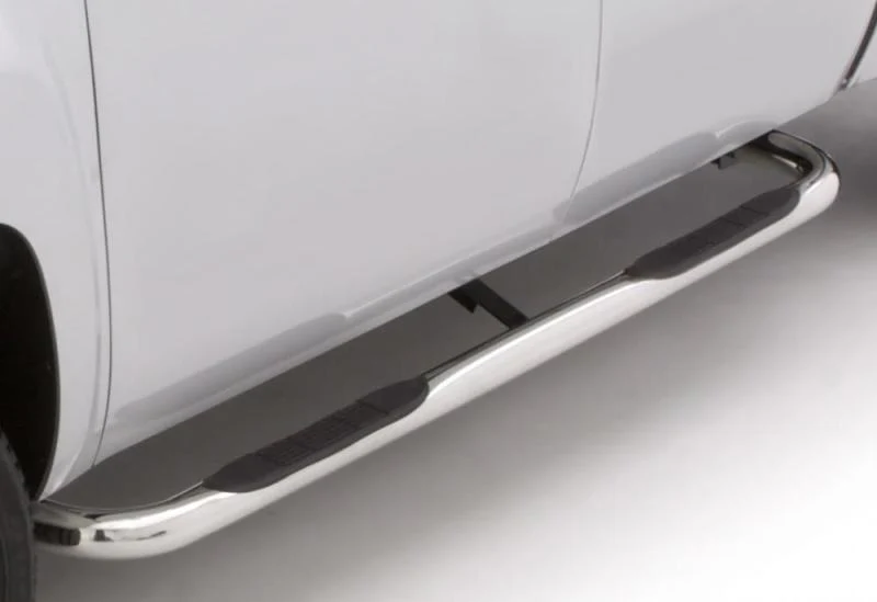 Lund 99-13 Chevy Silverado 1500 Ext. Cab (Body Mount) 3in. Round Bent SS Nerf Bars - Polished - Image 3